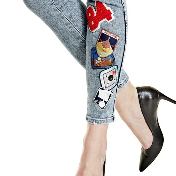 *HOST PICK* GUESS Patched Acid Wash Skinny Jeans - Picture 3 of 4